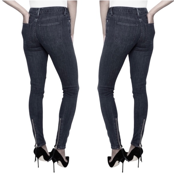 ACNE Skin 5 Pistol Ankle Zip Skinny Jeans - Picture 1 of 11